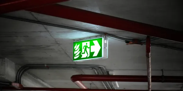 Notbeleuchtung Stiegenhaus Tiefgarage